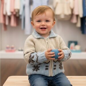 Catimini warm sweater with zipper